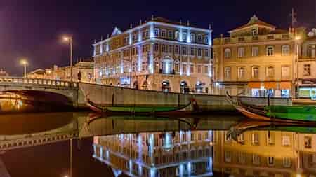 Thumbnail of Aveiro Portugal by night