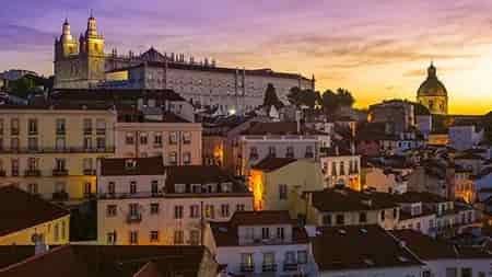 Thumbnail of Lisbon Portugal by night