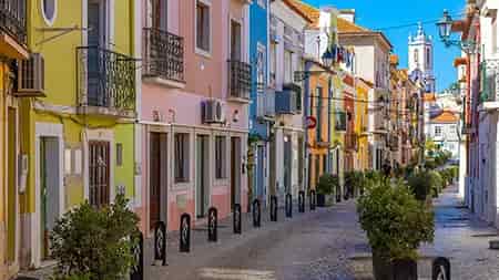 Thumbnail of Aveiro Portugal colored street